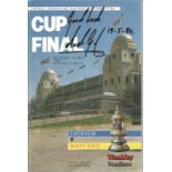 Andy Gray Signed 1984 Fa Cup Final Everton V Watford Programme. Good Condition. All signed pieces
