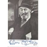 Bill Maynard Actor Signed Photo. Good Condition. All signed pieces come with a Certificate of