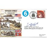 Brig Geoffrey Curtis MC signed 1994, 50th ann Operation Shingle the Anzio Landings cover. Good