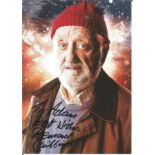 Bernard Cribbins signed 6x4 colour Dr Who postcard. Good Condition. All signed pieces come with a