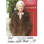 Hilda Braid Actress Signed Eastenders Promo Photo. Good Condition. All signed pieces come with a