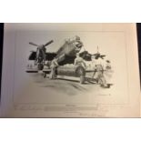 World War Two print 12x16 approx titled Mother of them all by the artist Kevan Buckingham