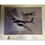 World War Two print 19x24 titled "Final Departure" by the artist Charles Thompson limited edition