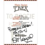 Bill Legend signed T-Rex DVD sleeve. DVD's included. Good Condition. All signed pieces come with a