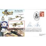 Air Cdr Alan Deere DSO DFC AFC WW2 BOB pilot signed 1990, 50th ann Battle of Britain RAFA series