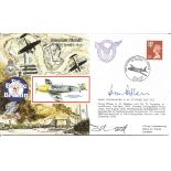 Wg Cdr Huw Stephen DSO DFC WW2 BOB pilot signed 1990, 50th ann Battle of Britain RAFA series