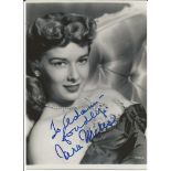 Vera Miles signed 7x5 b/w photo. Dedicated. Good Condition. All signed pieces come with a