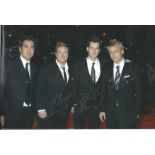 Music G4 12x8 colour photo signed by all four group members Jonathan Ansel, Lewis Raines, Mike