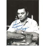 Ernest Borgnine signed 7x5 b/w photo. Dedicated. Good Condition. All signed pieces come with a