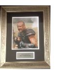 Ray Winstone signed colour photo 19x15 overall mounted and framed to a professional standard.