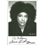 Lola Brooks signed 6x4 b/w photo. Dedicated. Good Condition. All signed pieces come with a