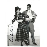 Leslie Caron signed 7x5 b/w photo. Good Condition. All signed pieces come with a Certificate of