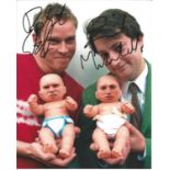 Robert Webb and David Mitchell signed 10x8 colour photo. Good Condition. All signed pieces come with