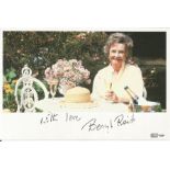 Beryl Reid Actress Signed Photo. Good Condition. All signed pieces come with a Certificate of