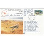 Air Cdre Sir Hughie Edwards VC DSO DFC signed 60th ann QANTUS 1980 first flight cover FF27. Good