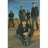 Music Snow Patrol 12x8 colour photo signed by all five members of the band. Snow Patrol are a