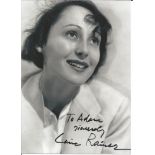 Luise Rainer signed 7x5 b/w photo. Good Condition. All signed pieces come with a Certificate of