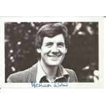 Michael Palin signed 6x4 b/w photo. English comedian, actor, writer and television presenter. He was