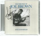 Joe Brown signed CD sleeve. Disc included. Good Condition. All signed pieces come with a Certificate