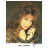 TV Linda Lusardi 10x8 signed colour photo. Linda Frances Elide Lusardi is an English actress,
