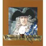 Jonathan Pryce signed 8x8 colour photo from Pirates of the Caribbean. Welsh actor and singer.