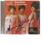 Mary Wilson signed Diana Ross and the Supremes CD sleeve. Disc included. Good Condition. All