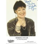 Roberta Taylor Actress Signed Eastenders Promo Photo. Good Condition. All signed pieces come with