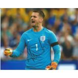 Tom Heaton Signed England 8x10 Photo. Good Condition. All signed pieces come with a Certificate of