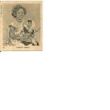 Shirley Temple signed small 2 x 2 b/w photo of a young Temple. Comes with biography information.