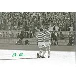 Autographed 12 x 8 photo, WILLIE WALLACE, a superb image depicting Wallace and his Celtic team