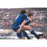 Autographed 12 x 8 photo, PAUL MARINER, a superb image depicting Ipswich Town's Mariner jumping