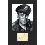 Ward Bond signature piece mounted below b/w photo. Approx overall size 16x12. Good Condition. All