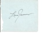 Lana Turner large autograph album page was an American actress who worked in film, television,