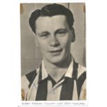 Bobby Robson signed 7x5 young image b/w newspaper photo. (18 February 1933 - 31 July 2009)was an