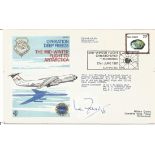 Victoria Cross winner Ian Fraser VC signed 1981 Operation Deep Freeze flown cover AC1. Good