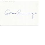 Constance Cummings signed album page. Comes with biography information. Good Condition. All signed