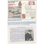 No.342 (French) Squadron RAF FDC signed by MONSIEUR PIERRE MENDES-FRANCE. After the fall of France