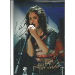 Music Katie Melua 12x8 signed colour photo. Ketevan "Katie" Melua is a British-Georgian singer and