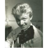 Tommy Steele signed 10x8 b/w photo. Good Condition. All signed pieces come with a Certificate of