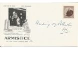 Field Marshal Harding signed FDC commemorating 50th anniv of the Armistice. 1st Baron Harding of