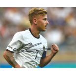 Max Meyer Signed Fulham & Germany 8x10 Photo. Good Condition. All signed pieces come with a