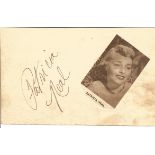 Patricia Neal signed album page. January 20, 1926 - August 8, 2010) was an American actress of stage