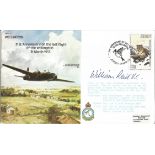 Bill Reid VC signed RAF Wellington bomber cover. Good Condition. All signed pieces come with a