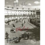 Movies Ron Moody, Shani Wallis and Mark Lester 10x8 signed Oliver b/w photo. Oliver! is a 1968