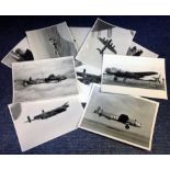 World War Two collection ten 7x9 vintage b/w photos Avro Lancaster bomber pictured during World