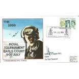 Col A Ferguson OBE signed 1986 Royal Tournament cover. Good condition Est.