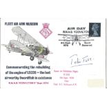 Fleet Air Arm flown cover signed by Lt. -Cdr. Peter Twiss OBE, DSC (World Air Speed Record holder: