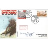 Operation Dynamo POCF Bunny Currant of 605 Squadron signed official cover. Ben Arkle, Sutherland,