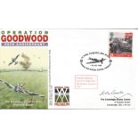 Sqn. Ldr. Percy H. Beake DFC (No. 164 Typhoon Sqn. , 1944) signed Operation Goodwood - 50th