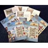 World War Two commemorative stamp sheet collection includes 6 sheets 50th Anniversary of Operation